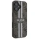 Guess 4G Printed Stripes MagSafe dėklas, skirtas iPhone 16, rudas