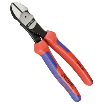 KNIPEX didelės jėgos šoninio kirpimo replės 74 02 200, 200 mm