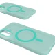 Puro Daylight MagSafe silikoninis dėklas iPhone 16, žalias