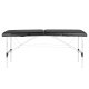 Activfizjo Komfort 2-Segment Folding Massage Table, Black