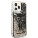 Karl Lagerfeld Liquid Glitter Gatsby dėklas iPhone 13 Pro / 13, juodas