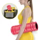 Massage Foam Roller with Studs 4FIZJO EVA 33 cm, Pink