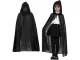 Kids Hooded Cloak for Halloween Fancy Dress Costume, Black
