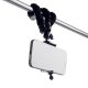 Eleastic tripod a phone and a selfie camera