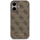 Guess 4G Classic dėklas, skirtas iPhone 17, rudas