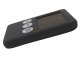 Magnetic Digital Kitchen Timer with Large LCD Display, Black