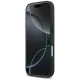 Mercedes dėklas iPhone 17 Pro telefonui Plain Smooth Leather MagSafe, juodas