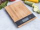 Bamboo Electronic Kitchen Scale with LCD Display, up to 5 kg