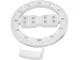Elektroninis LED laikrodis su žadintuvu ir termometru, balta
