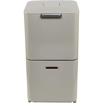 Rūšiavimo šiukšliadėžė Joseph Joseph Totem Max 60 L, Stone / pilka