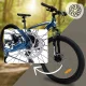 Kalnų dviratis NICEBIKE X860 MTB 26, 21 pavara, 16\" rėmas