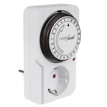 GreenBlue GB360 F Mechanical Timer, 48 Programs, 16A, White