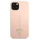 Guess Silicone Triangle dėklas iPhone 13 mini, rožinis