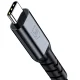 3mk Hyper Cable N-SERIES USB-C į USB-C laidas 2m, juodas