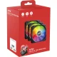 ADATA XPG VENTO R 120 ARGB reversiniai ventiliatoriai, 120mm, juodi, 3 vnt.