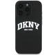DKNY dėklas iPhone 16 Pro telefonui su MagSafe, juodas