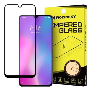 Apsauginis stiklas Xiaomi Mi 9 Lite / CC9 [5D, Full Glue], juodas