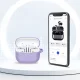Tech-Protect Silicone Hook dėklas Samsung Galaxy Buds 3 / 3 FE / 3 Pro, violetinis