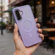 Dėklas Tech-Protect Magmat MagSafe skirtas Samsung Galaxy A36 / A56 / A37 5G, Matte Purple