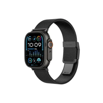 AmazingThing Titan Metal Band for Apple Watch 38-49 mm - Black