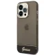 Guess GUHCP14LHGCOK iPhone 14 Pro dėklas Translucent, juodas