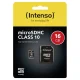 „Intenso“ 16 GB microSDHC atminties kortelė Class 10 su adapteriu