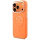 Karl Lagerfeld Karl RSG Logo MagSafe dėklas iPhone 17 Pro telefonui, oranžinis