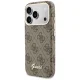 Guess 4G Script MagSafe dėklas iPhone 17 Pro Max telefonui, rudas