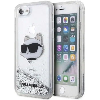 Karl Lagerfeld iPhone 7 / 8 / SE (2020/2022) dėklas, sidabrinis