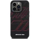 Mercedes AMG Silicone Large Rhombuses dėklas iPhone 15 Pro su MagSafe, juodas
