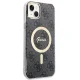Guess GUBPP14MH4EACSK dėklo ir įkroviklio rinkinys iPhone 14 Plus, juodas