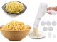 Belaidis automatinis 5-in-1 makaronų gaminimo aparatas, baltas