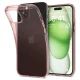 Spigen iPhone 15 Plus Case Crystal Flex, Pink/Transparent