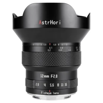 AstrHori MF 12mm f/2.8 Full-frame Fisheye žuvies akies objektyvas Nikon Z