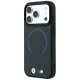 BMW M Kevlar Blue Print Ring MagSafe dėklas telefonui iPhone 18 Pro / 17 Pro, juodas