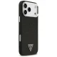 Guess Glitter Triangle Logo MagSafe dėklas iPhone 17 / 18 Pro Max, juodas