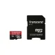 Atminties kortelė Transcend microSDHC 8GB Class 10 UHS-I 400x su SD adapteriu