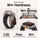 Apsauginis stiklas Tech-Protect Apple Watch Ultra 49 mm, 2 vnt., sidabrinis ir juodas