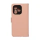 Atverčiamasis dėklas TFO Smart Triangle telefonui Honor 600 / 600 Pro, rožinis