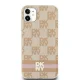 DKNY dėklas iPhone 11 / XR su MagSafe, rožinis