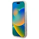 Guess GUHMP16LLFMWTP iPhone 16 Pro dėklas Liquid Glitter Flower MagSafe, rožinis
