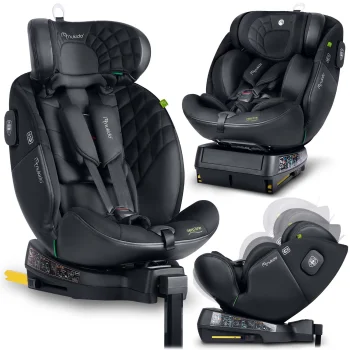 Nukido Aero Line Vaikiška automobilinė kėdutė 0-36 kg (40-150 cm) Isofix, Juoda