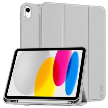 Tech-Protect SC Pen dėklas planšetei iPad 10.9 2022, pilkas