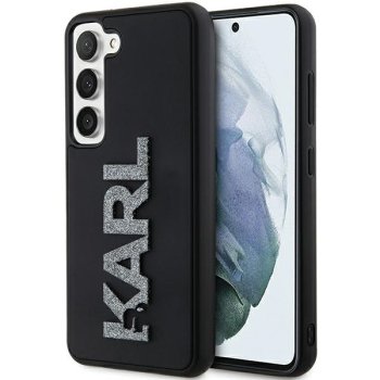Karl Lagerfeld dėklas Samsung Galaxy S23+ telefonui, juodas