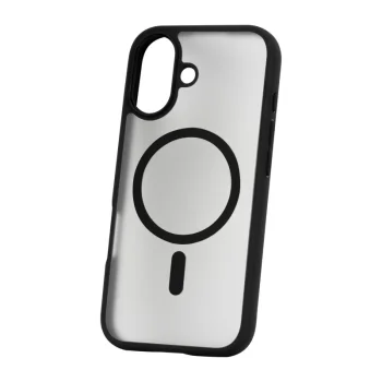 Roobix Dusky MagSafe Case for iPhone 17, Matte Black