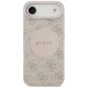 Guess 4G Circle Classic Logo MagSafe dėklas, skirtas iPhone Air, rožinis