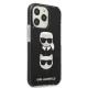 Karl Lagerfeld Karl&Choupette Head dėklas skirtas iPhone 13 Pro Max, juodas