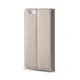 Smart Magnet Wallet Case for Xiaomi Redmi Note 9, Gold