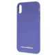 Karl Lagerfeld Silicone dėklas Apple iPhone XR, violetinis