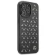 Mercedes iPhone 13 / 13 Pro dėklas Silver Stars Pattern, juodas